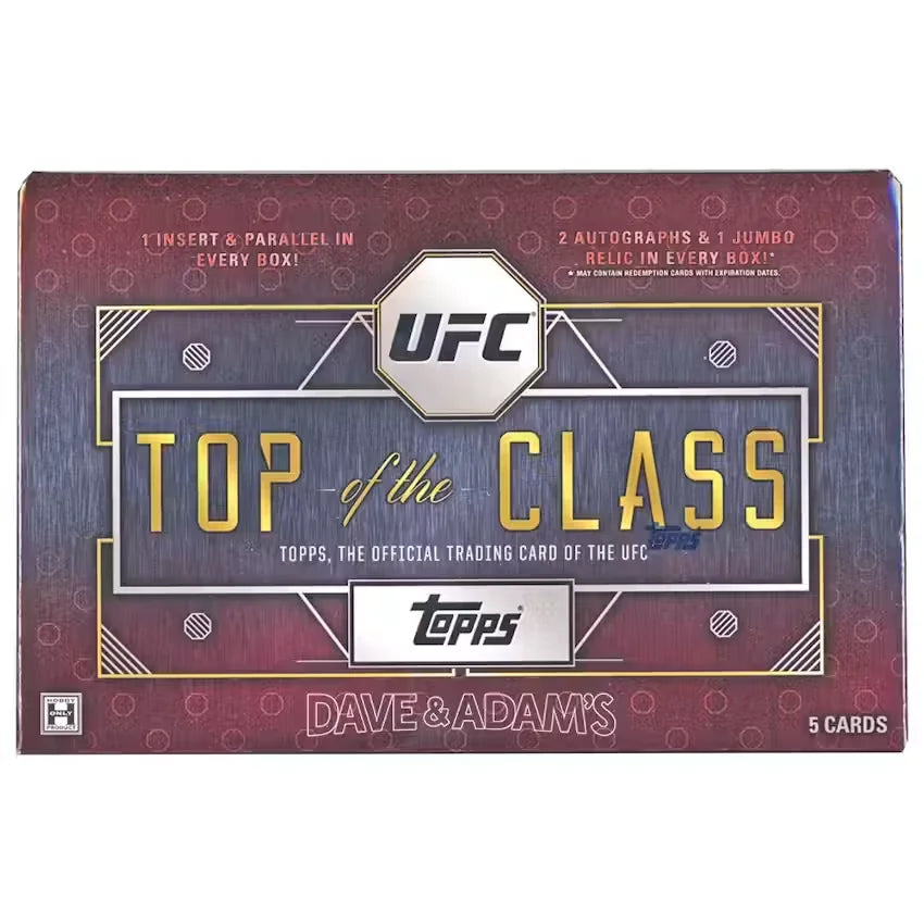2016 Topps UFC Top of the Class Hobby Box (Ships Sealed Only) - D