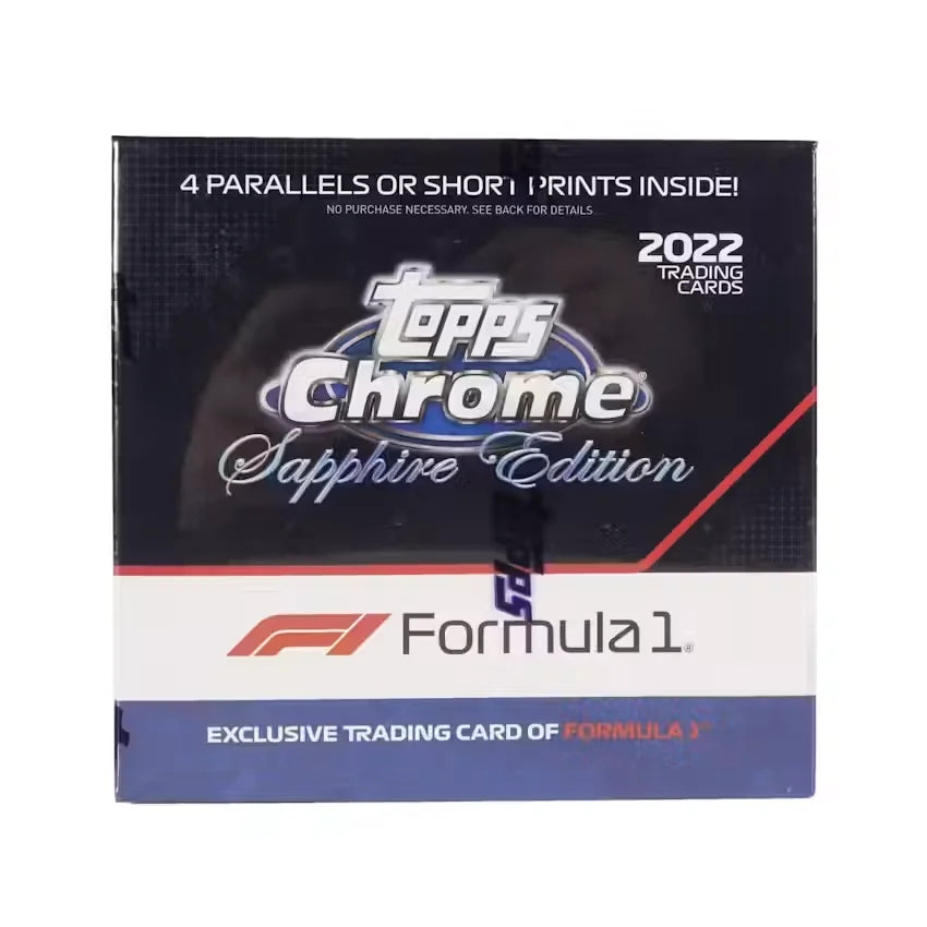 2022 Topps Chrome F1 Formula 1 Sapphire Edition Hobby Box (Ships Sealed Only)
