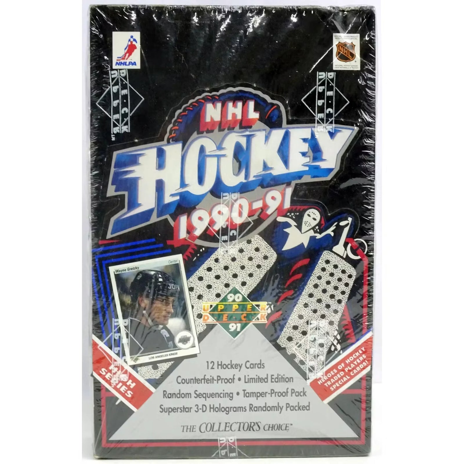 DRAFT - 1990-91 Upper Deck English Hockey Hobby Box | High Series