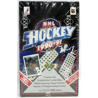 DRAFT - 1990-91 Upper Deck English Hockey Hobby Box | High Series
