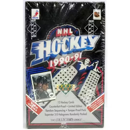 DRAFT - 1990-91 Upper Deck English Hockey Hobby Box | High Series