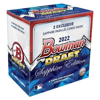 DRAFT - Just In 2022 Bowman Draft Sapphire Baseball Hobby Box