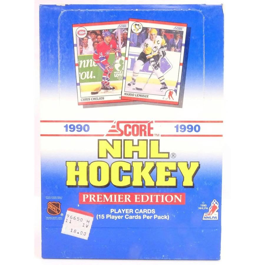 DRAFT - Just In 1990/91 Score U.S. Hockey Wax Box (Reed Buy)