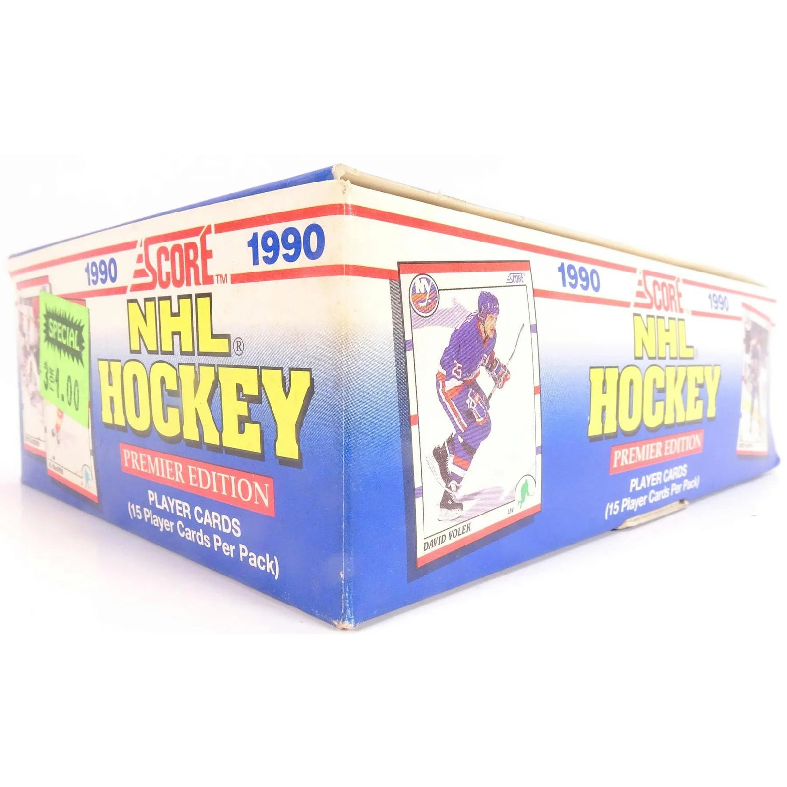 DRAFT - Just In 1990/91 Score U.S. Hockey Wax Box (Reed Buy)