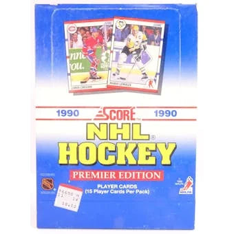 DRAFT - Just In 1990/91 Score U.S. Hockey Wax Box (Reed Buy)