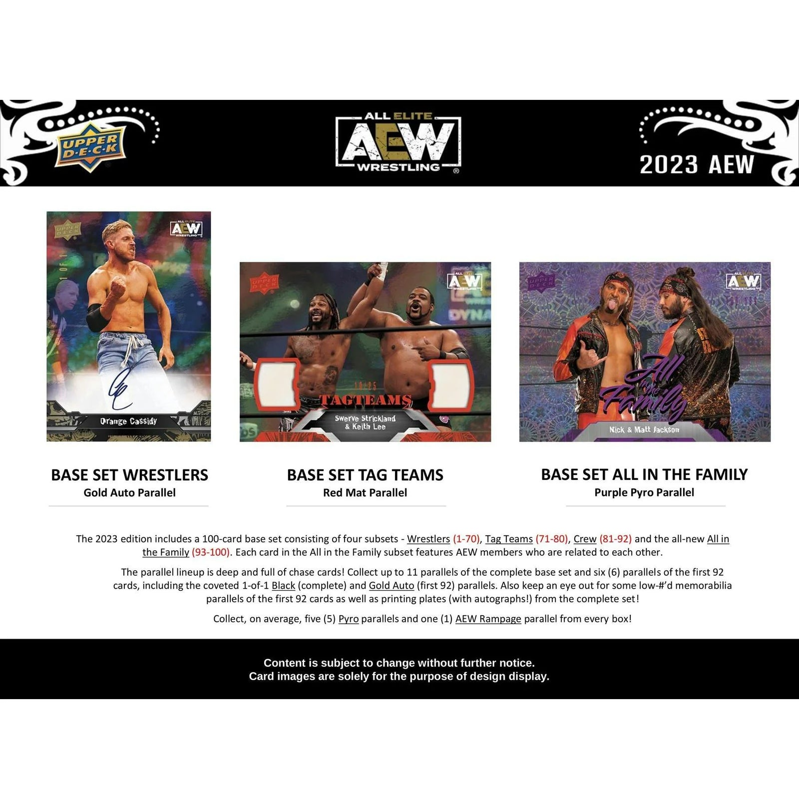 DRAFT - 2023 Upper Deck All Elite Wrestling Hobby Box
