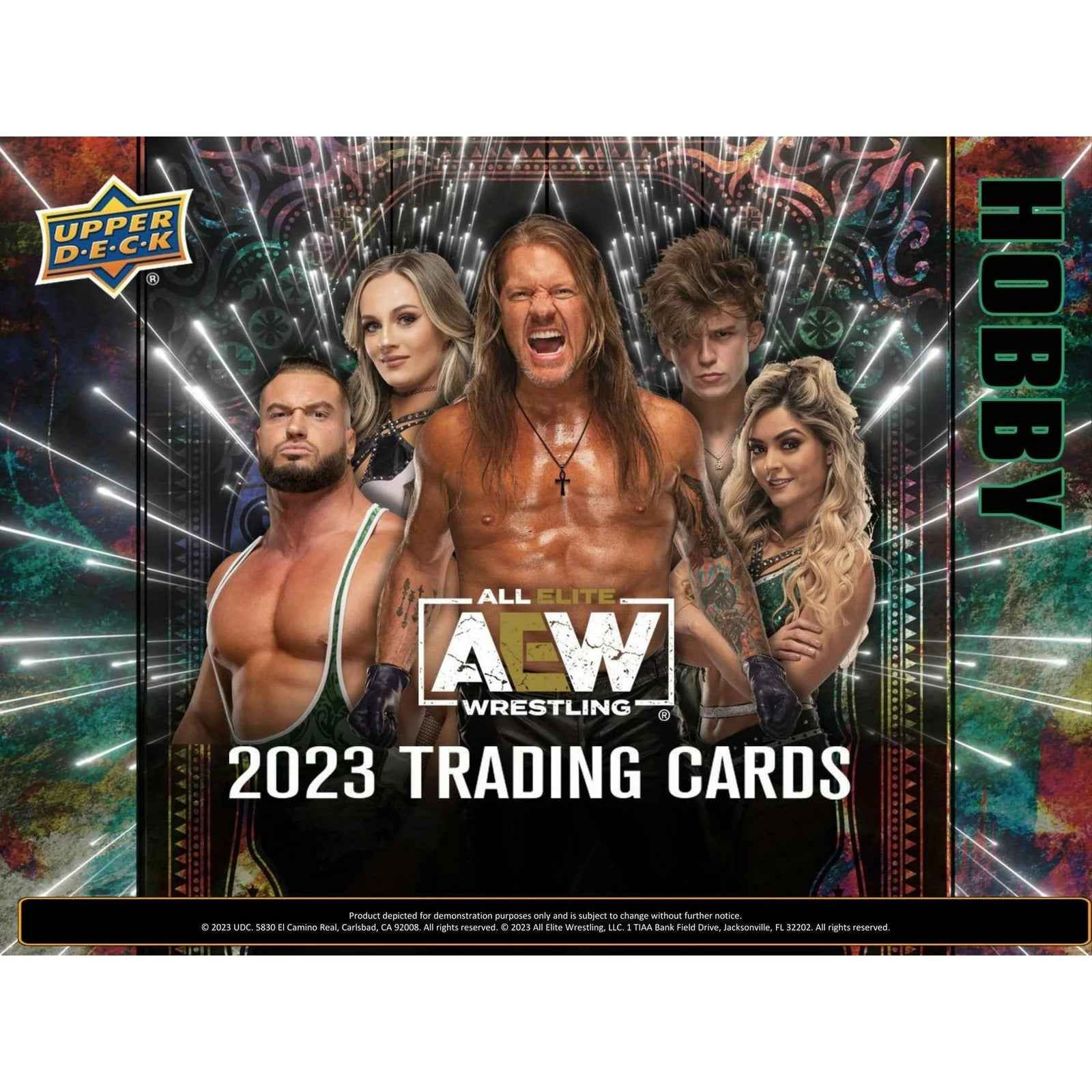 DRAFT - 2023 Upper Deck All Elite Wrestling AEW Hobby 12-Box Case