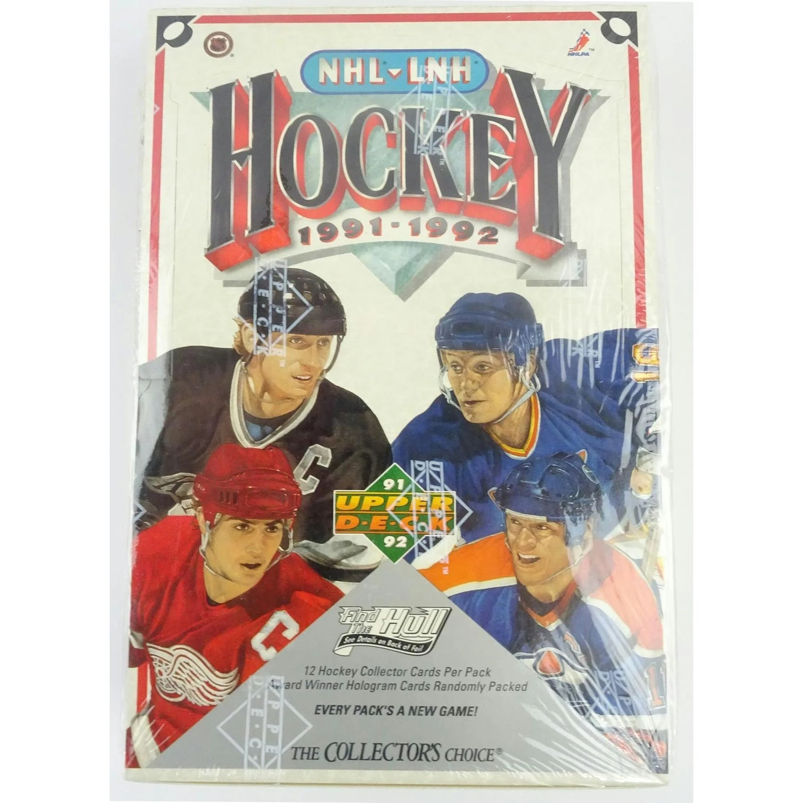 DRAFT - Just In 1991/92 Upper Deck English Low # Hockey Wax Box (Reed Buy)
