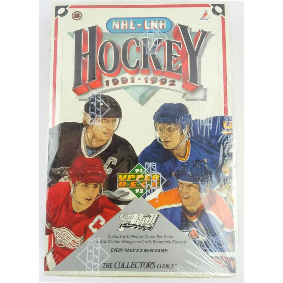 DRAFT - Just In 1991/92 Upper Deck English Low # Hockey Wax Box (Reed Buy)