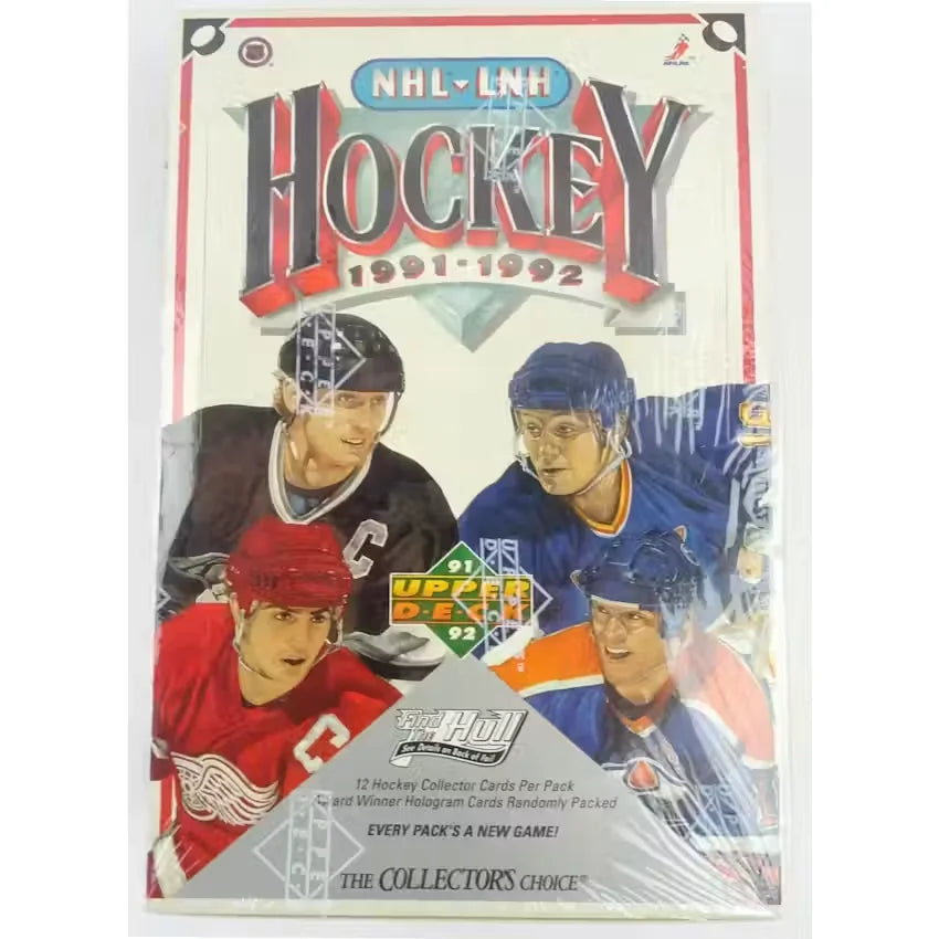 1991 92 Upper Deck English Low Hockey Wax Box (Ships Sealed Only)