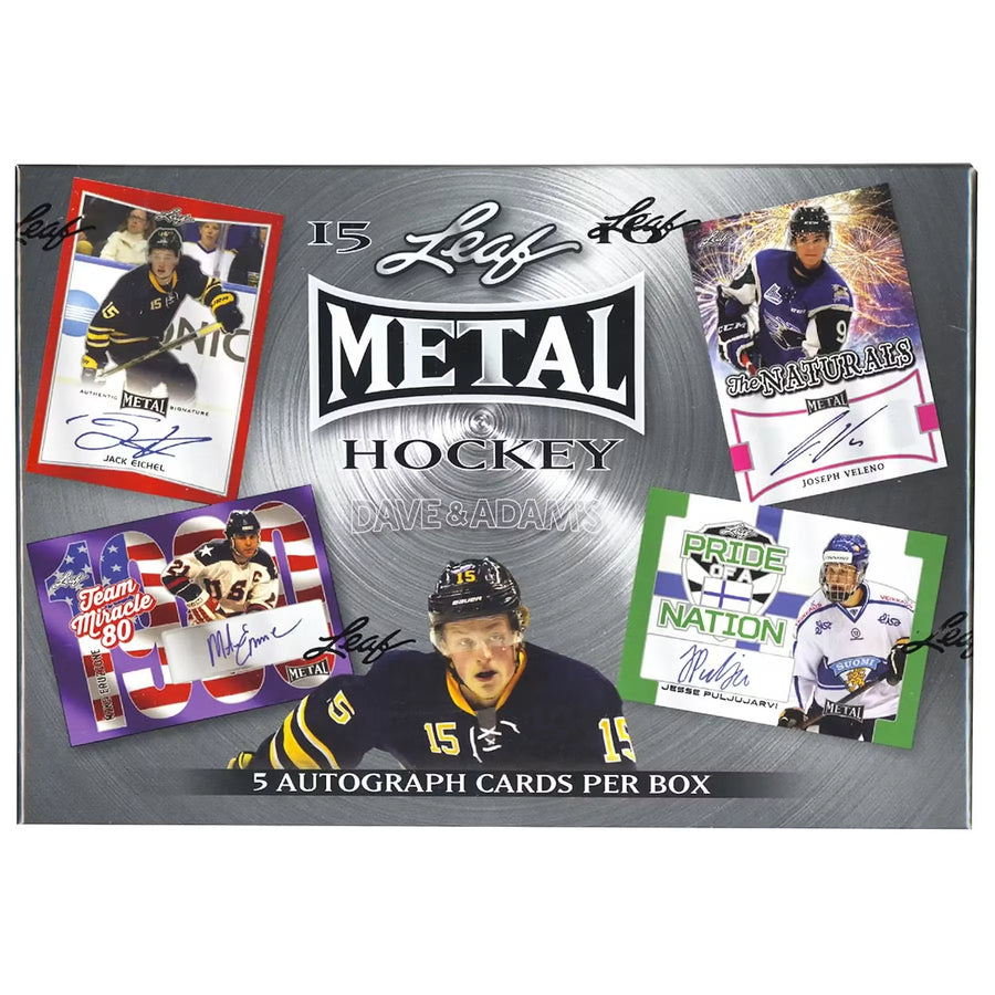 2015 16 Leaf Metal Draft Hockey Hobby Box