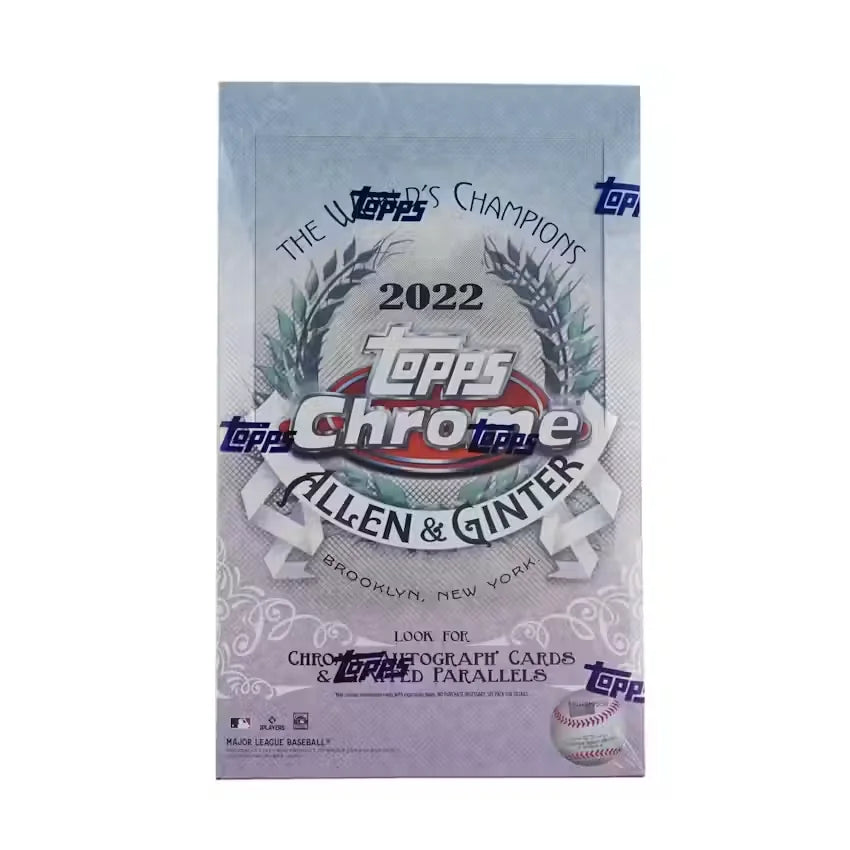 2022 Topps Allen Ginter Chrome Baseball Hobby Box (Ships Sealed Only) - D