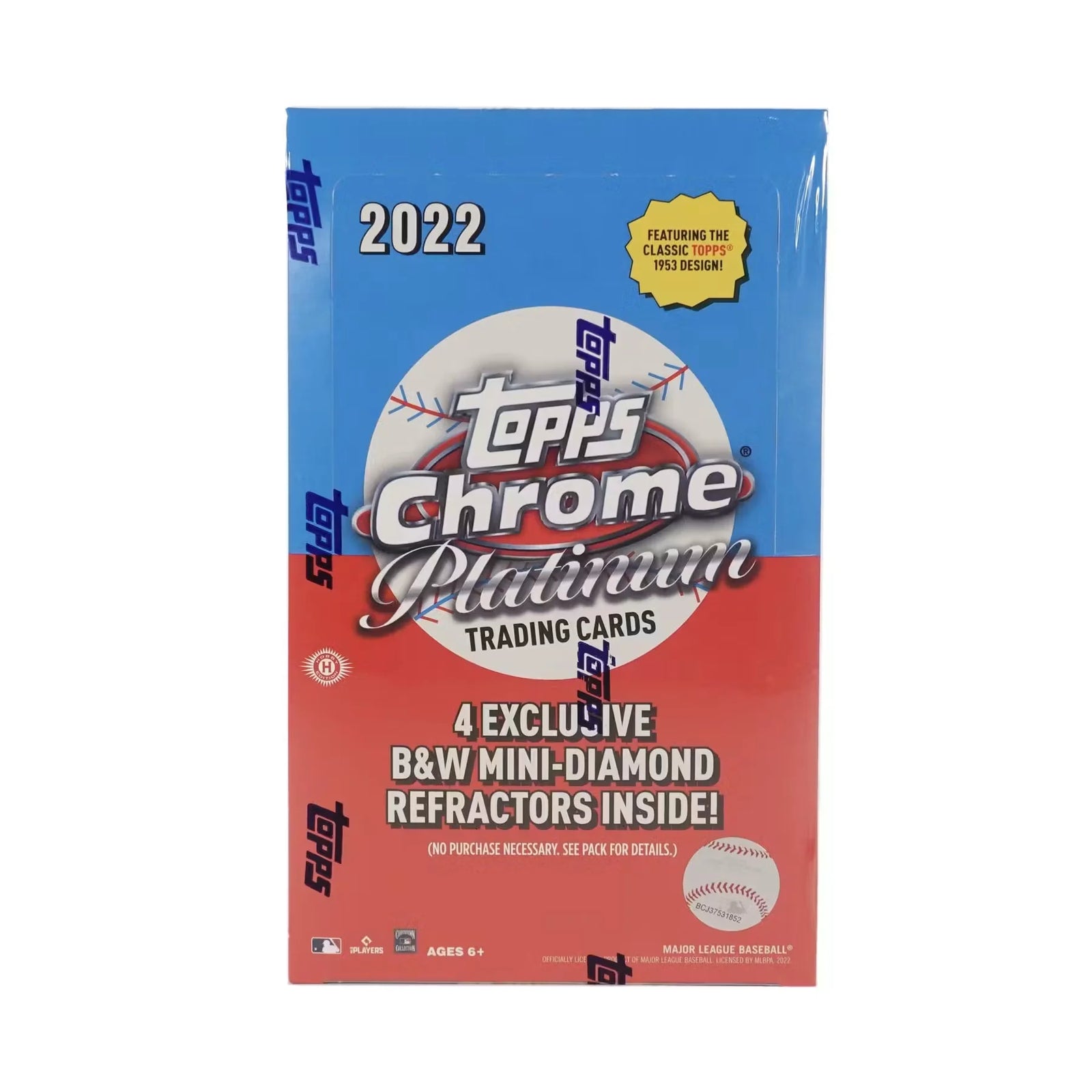 2022 Topps Chrome Platinum Anniversary Baseball Hobby LITE Box (Ships Sealed Only)