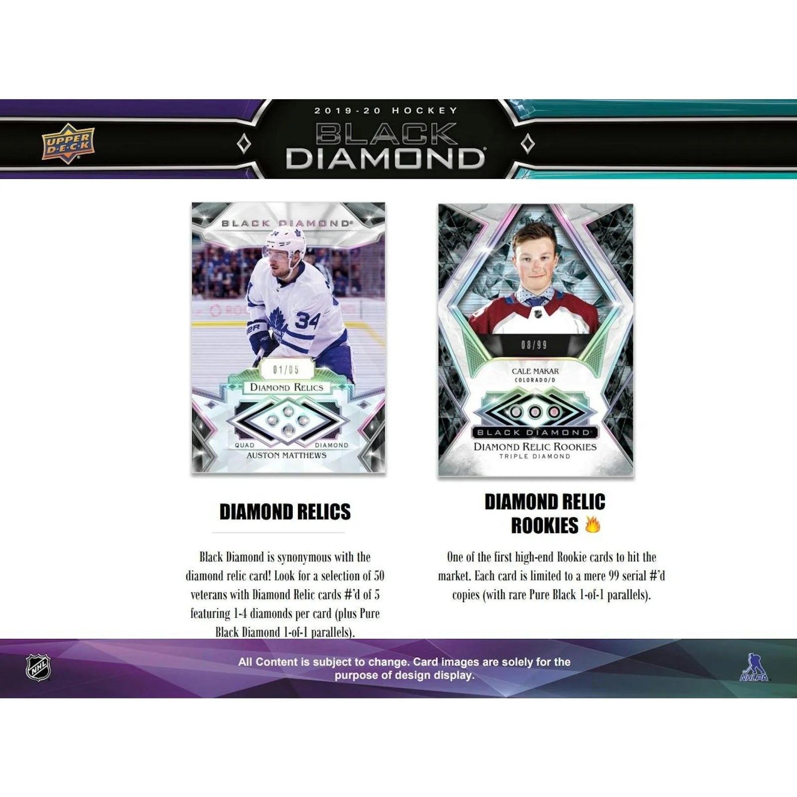 DRAFT - Just In 2019/20 Upper Deck Black Diamond Hockey Hobby Box