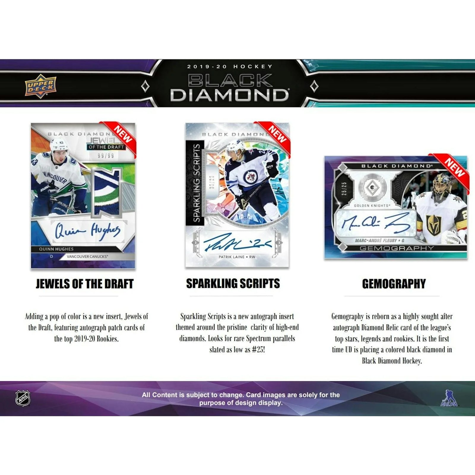 DRAFT - Just In 2019/20 Upper Deck Black Diamond Hockey Hobby Box