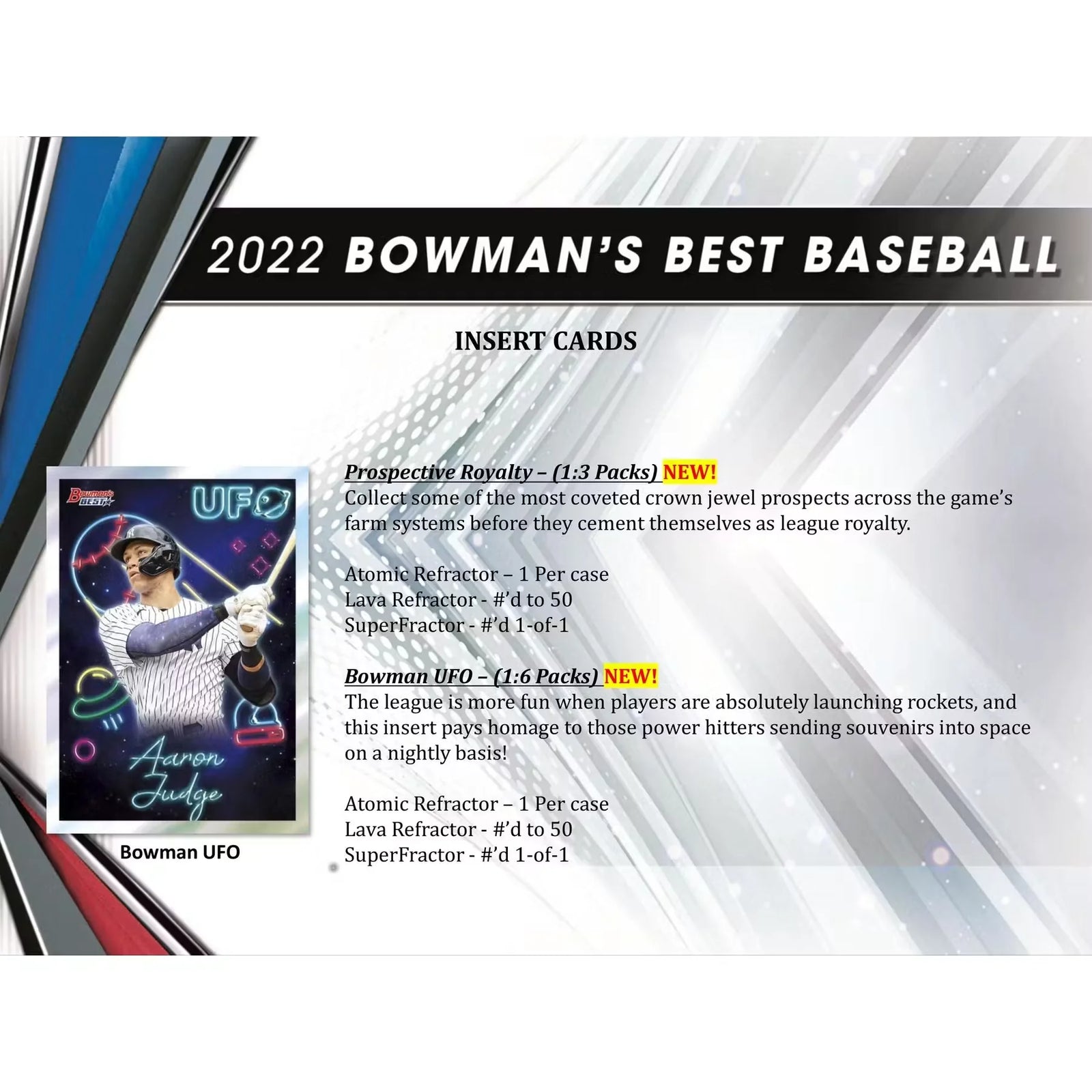 2022 Bowman's Best Baseball Hobby 8-Box Case (Ships Sealed Only)