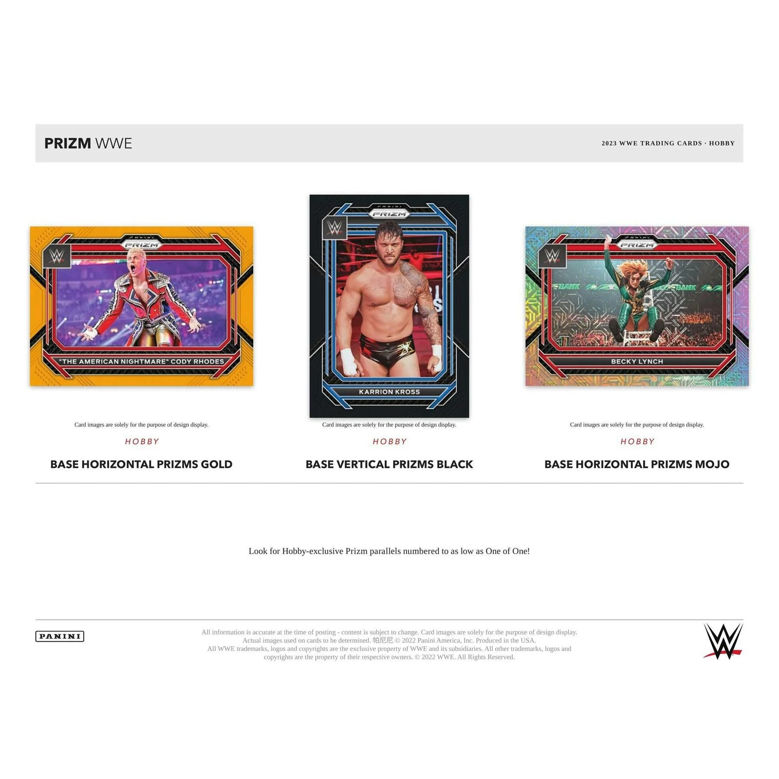 DRAFT - 2023 Panini Prizm WWE Wrestling Hobby Box