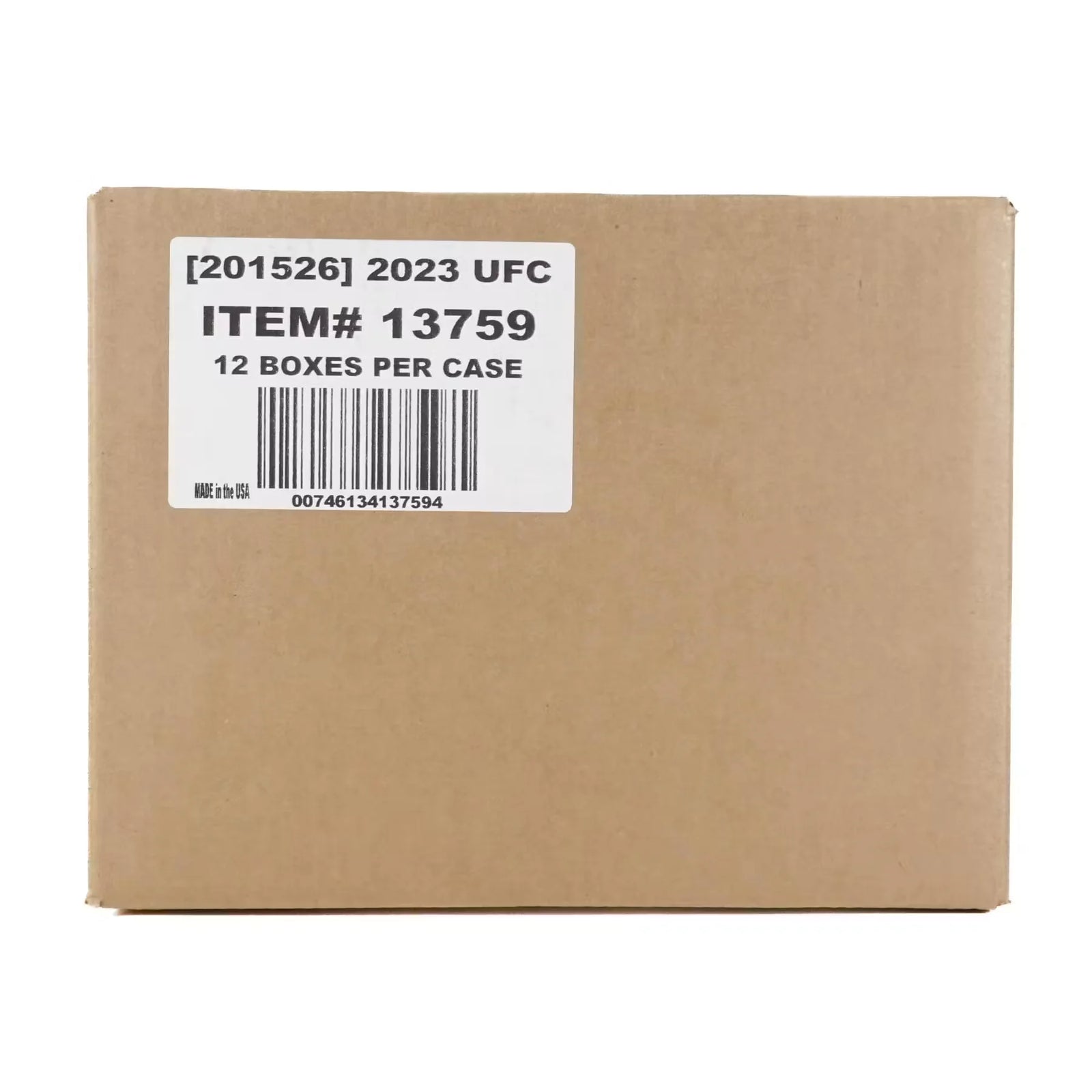 2023 Panini Prizm UFC Hobby 12-Box Case (Ships Sealed Only)