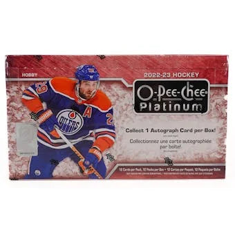 DRAFT - 2022-23 Upper Deck O-Pee-Chee Platinum Hockey Hobby Box