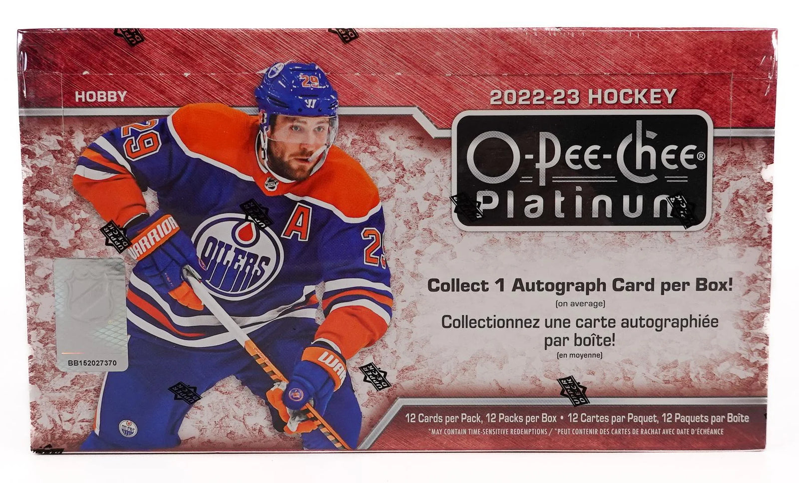 DRAFT - 2022-23 Upper Deck O-Pee-Chee Platinum Hockey Hobby Box