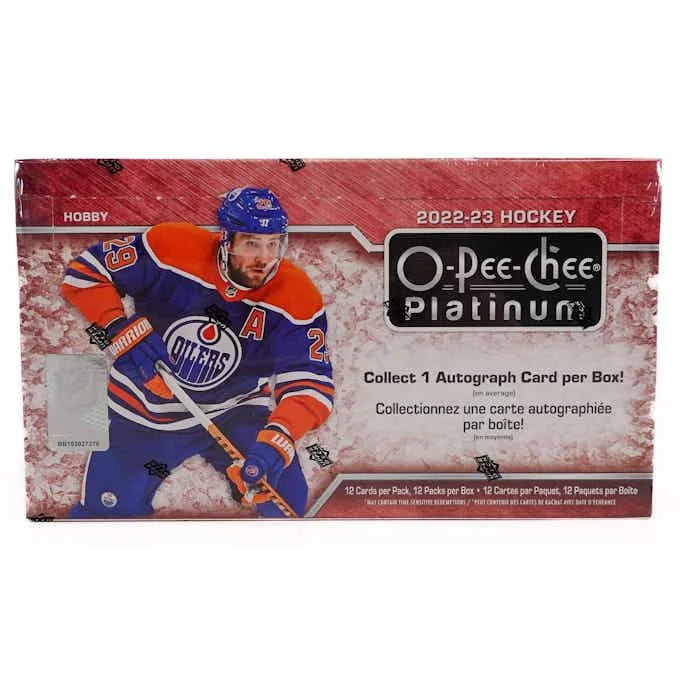 DRAFT - 2022-23 Upper Deck O-Pee-Chee Platinum Hockey Hobby Box