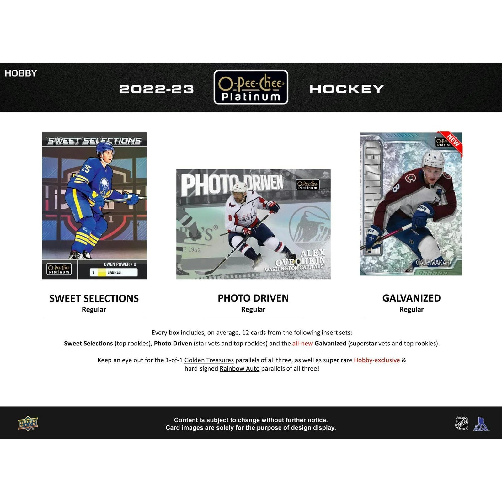 DRAFT - 2022-23 Upper Deck O-Pee-Chee Platinum Hockey Hobby Box