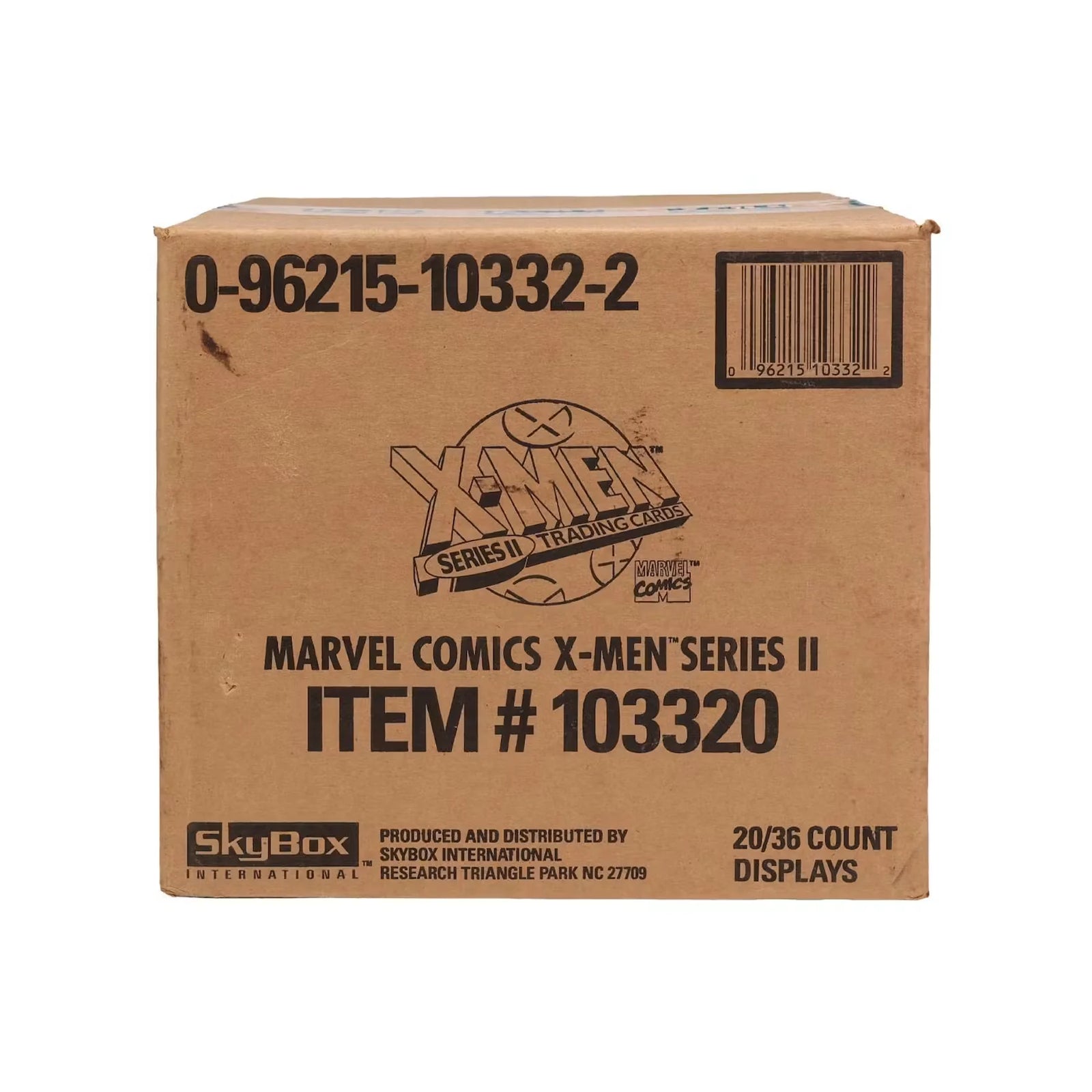 1993 Skybox X-Men Series 2 Wax Case | 20 Boxes (Ships Sealed Only)