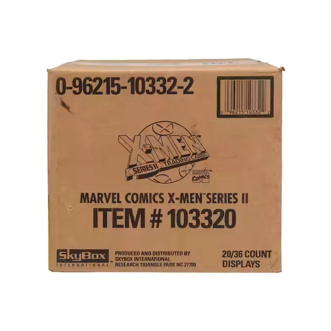 1993 Skybox X-Men Series 2 Wax Case | 20 Boxes (Ships Sealed Only)