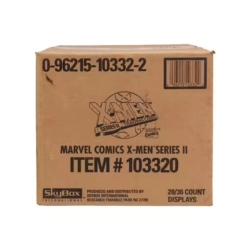 1993 Skybox X-Men Series 2 Wax Case | 20 Boxes (Ships Sealed Only)