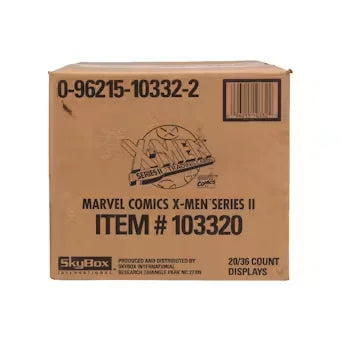 1993 Skybox X-Men Series 2 Wax Case | 20 Boxes (Ships Sealed Only)