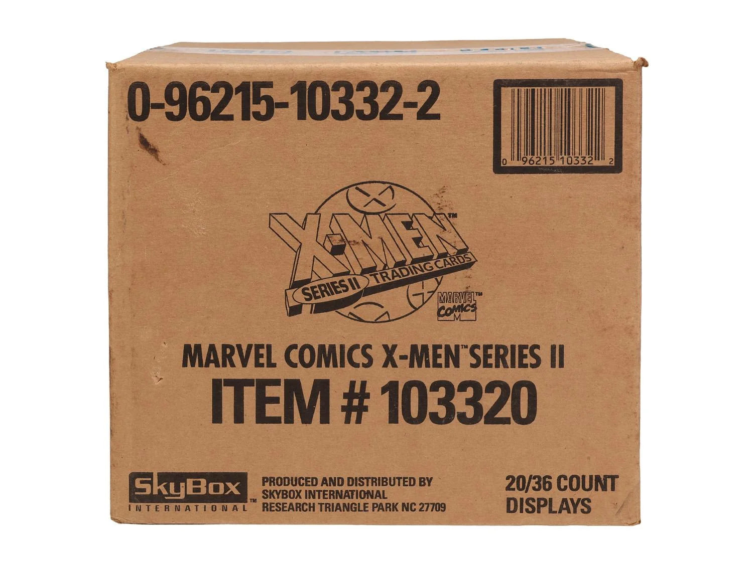 1993 Skybox X-Men Series 2 Wax Case | 20 Boxes (Ships Sealed Only)