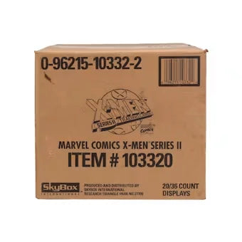 1993 Skybox X-Men Series 2 Wax Case | 20 Boxes (Ships Sealed Only)