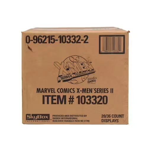 1993 Skybox X-Men Series 2 Wax Case | 20 Boxes (Ships Sealed Only)