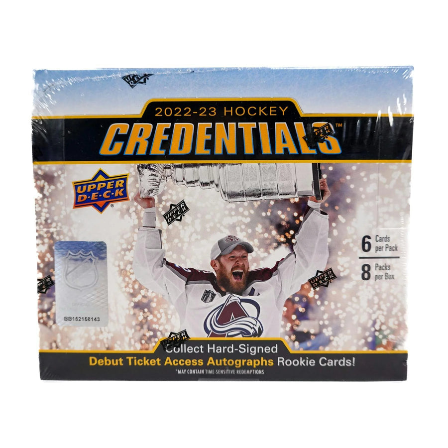 DRAFT - 2022-23 Upper Deck Credentials Hockey Hobby Box | dacardworld:BVKL0UOI5Q