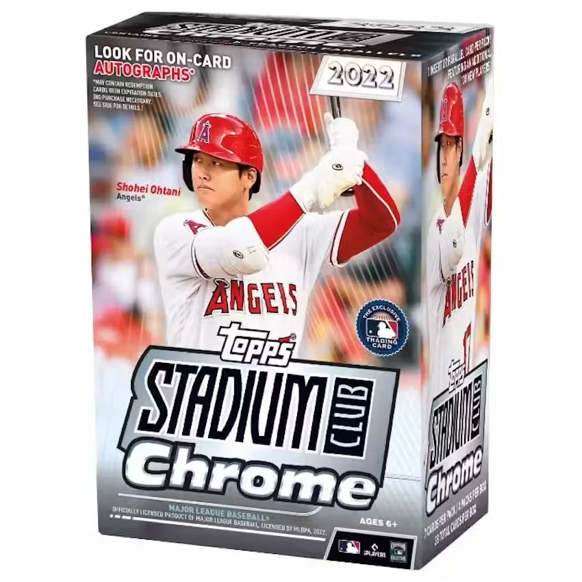 2022 Topps Stadium Club Chrome Baseball 4 Pack Blaster Box (Ships Sealed Only)