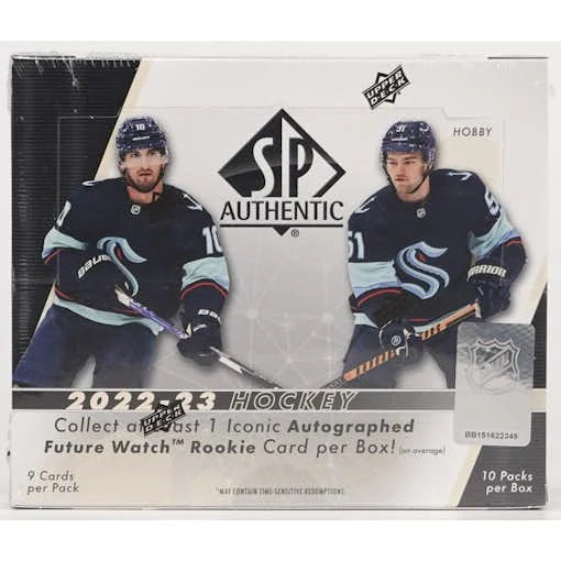 DRAFT - Just In 2022/23 Upper Deck SP Authentic Hockey Hobby Box