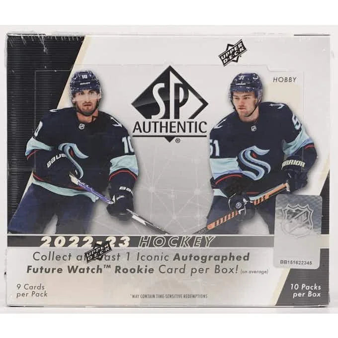 DRAFT - Just In 2022/23 Upper Deck SP Authentic Hockey Hobby Box
