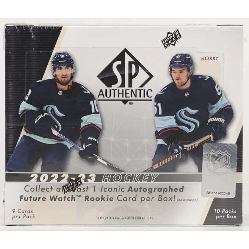 DRAFT - Just In 2022/23 Upper Deck SP Authentic Hockey Hobby Box
