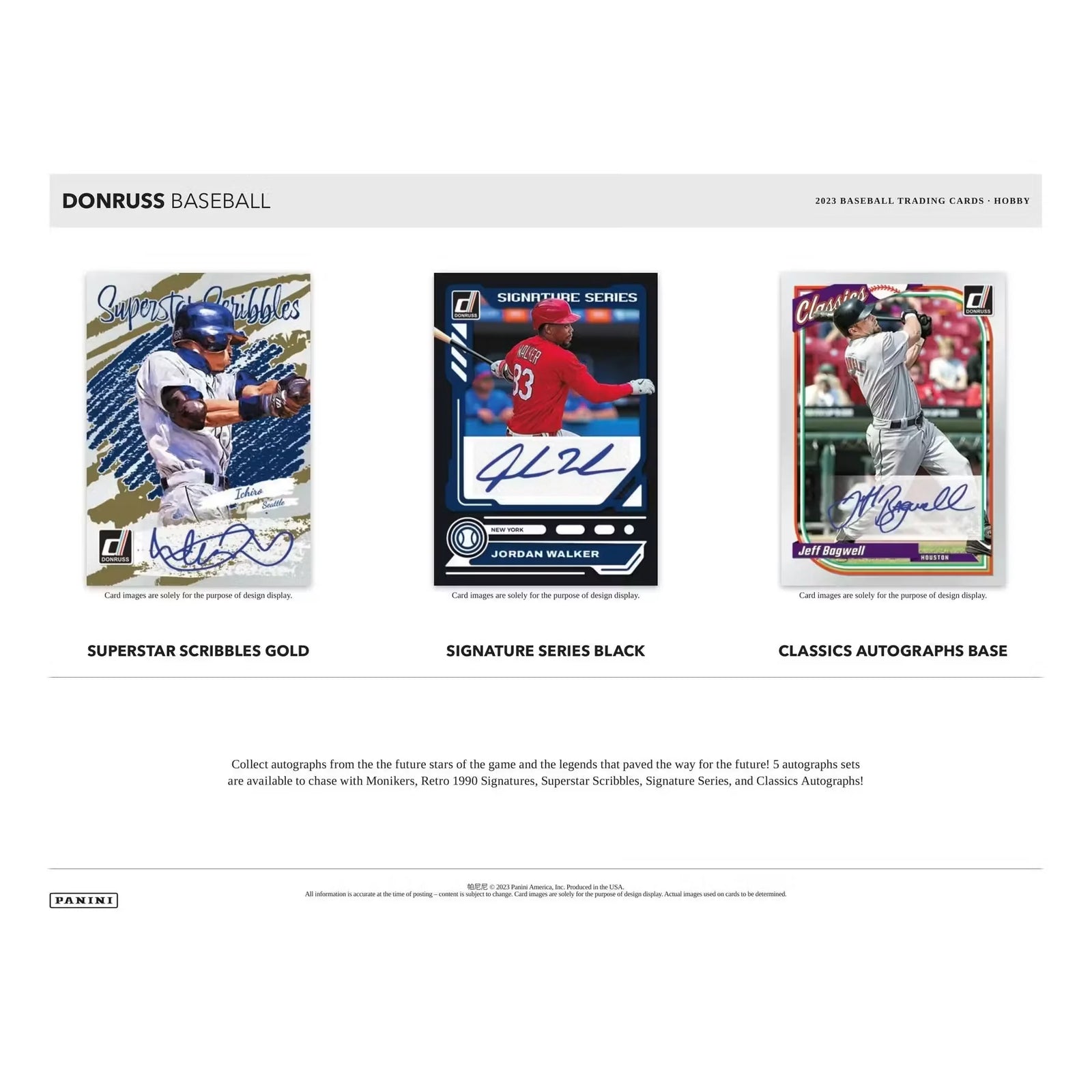 2023 Panini Donruss Baseball Hobby Box (Ships Sealed Only)