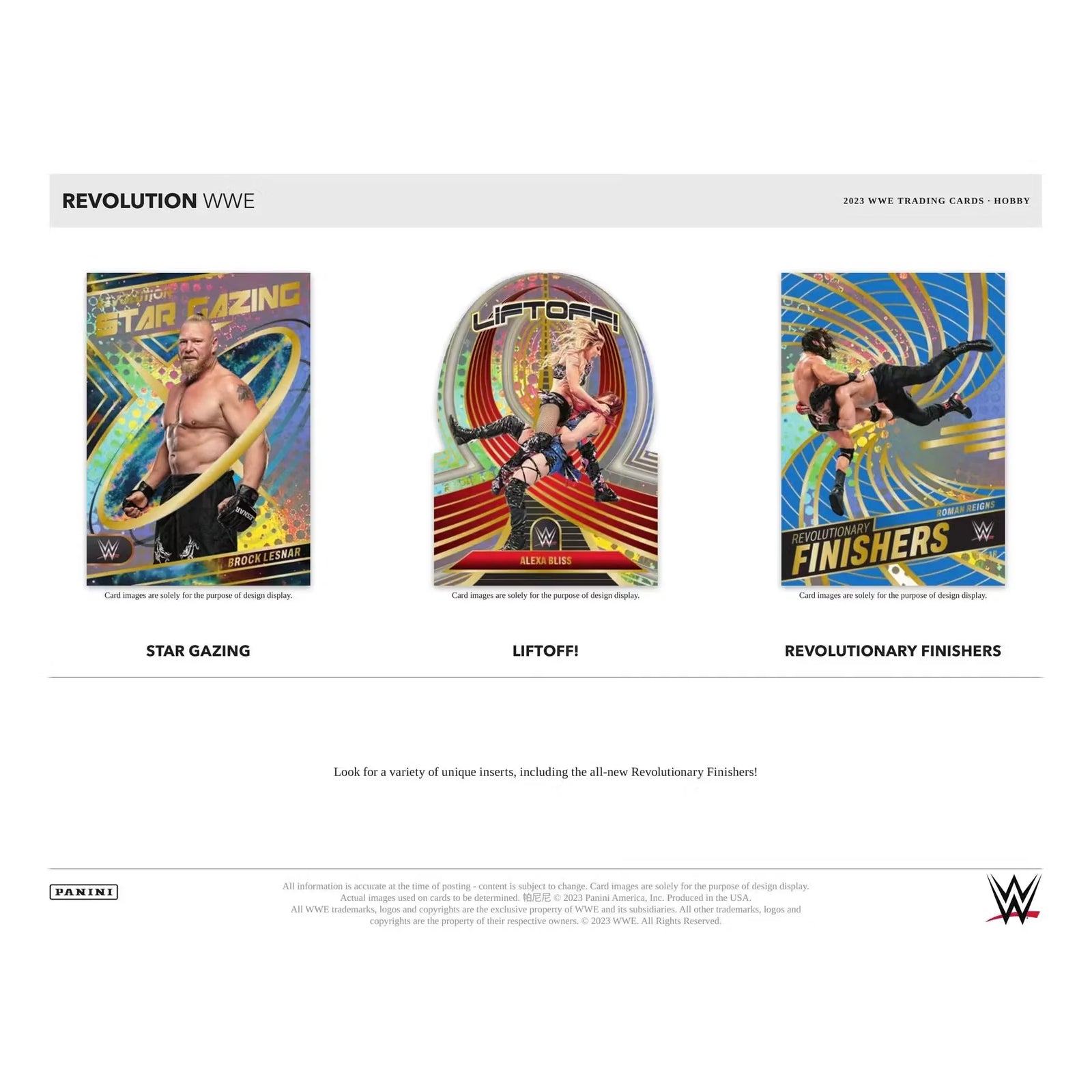 2023 Panini Revolution WWE Wrestling Hobby 16-Box Case | Kaboom Insert (Ships Sealed Only)