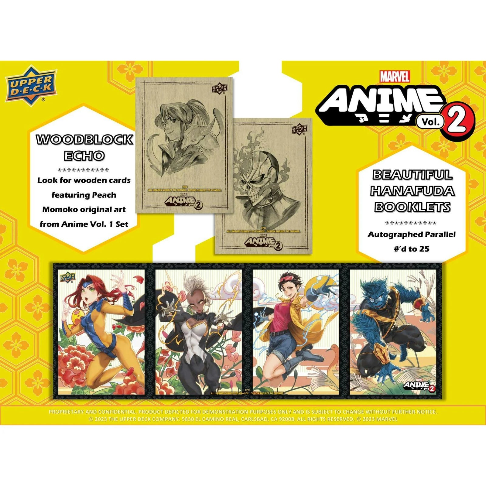 DRAFT - 2023 Upper Deck Marvel Anime Volume 2 Hobby Box