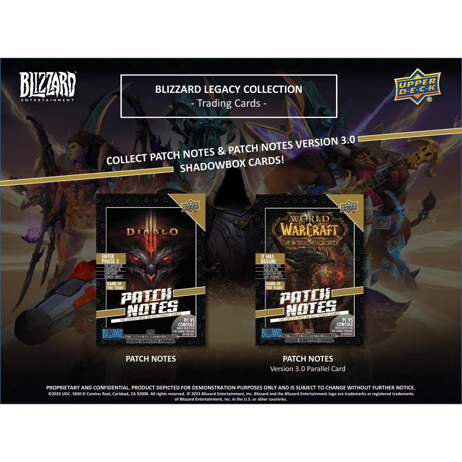 DRAFT - 2023 Upper Deck Blizzard Entertainment Legacy Collection Hobby Bo | dacardworld:BVKY0PVD3H
