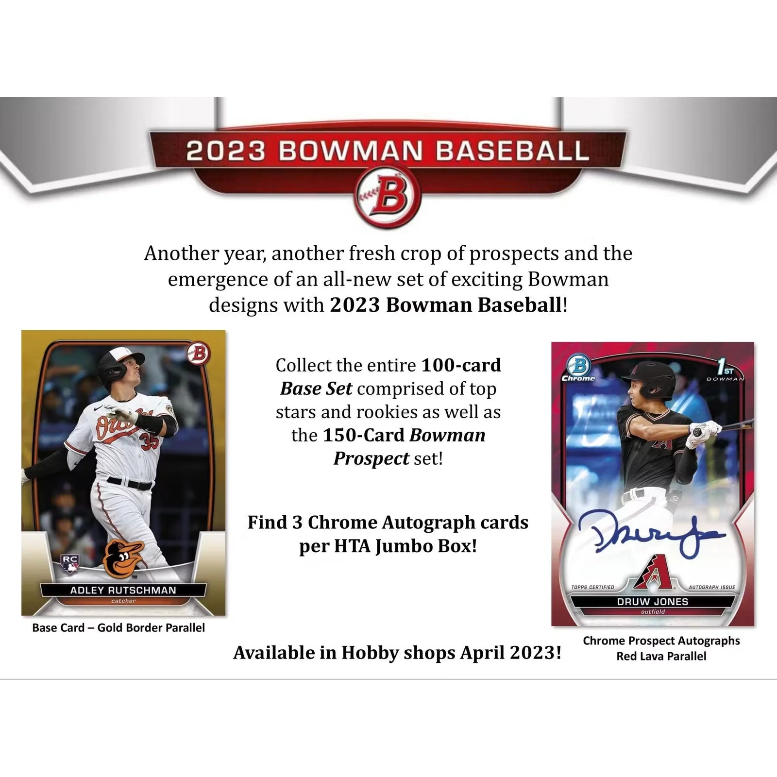 2023 Bowman Baseball Hobby Jumbo 8 Box Case