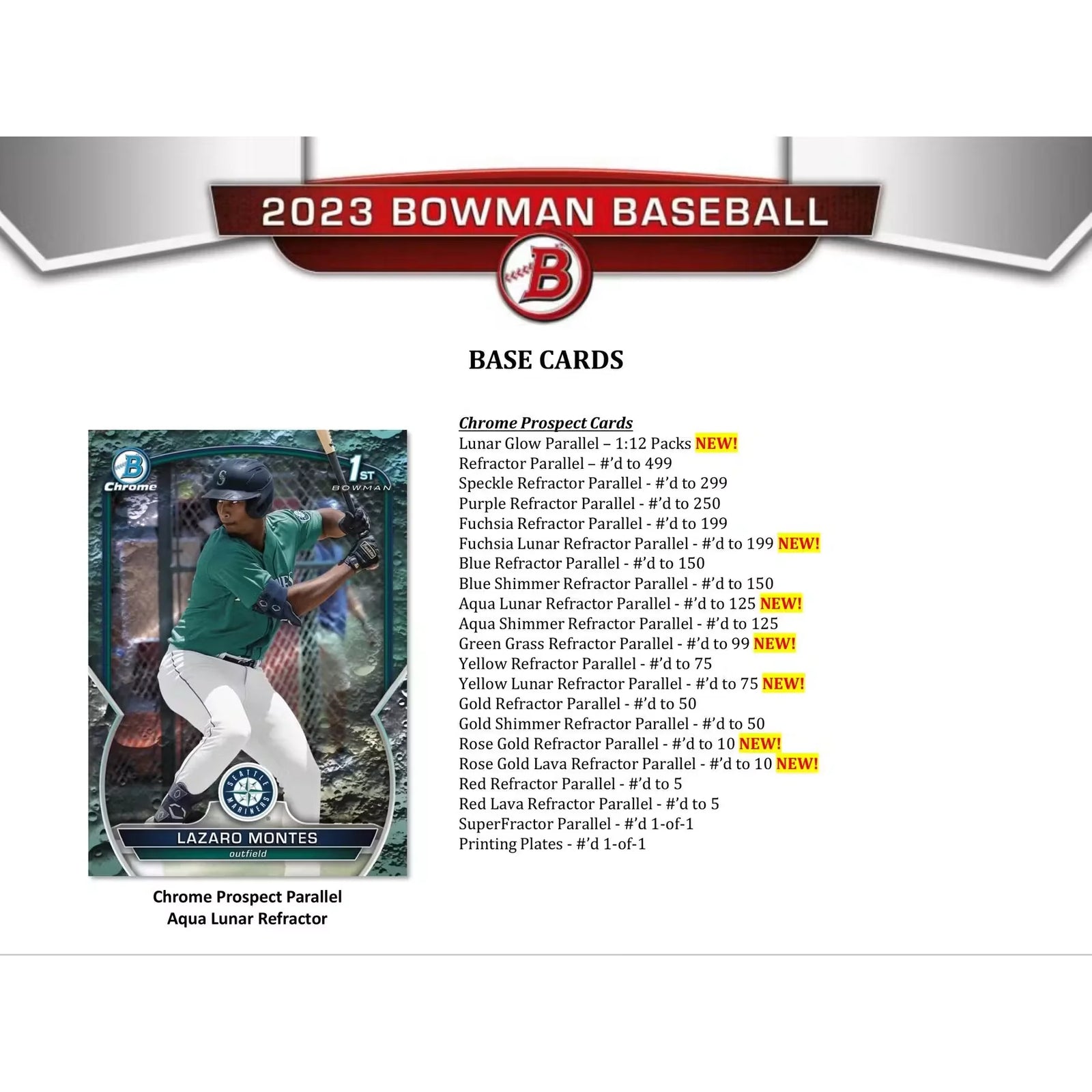 2023 Bowman Baseball Hobby Jumbo 8 Box Case