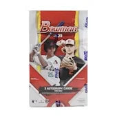2023 Bowman Baseball Hobby Jumbo Box
