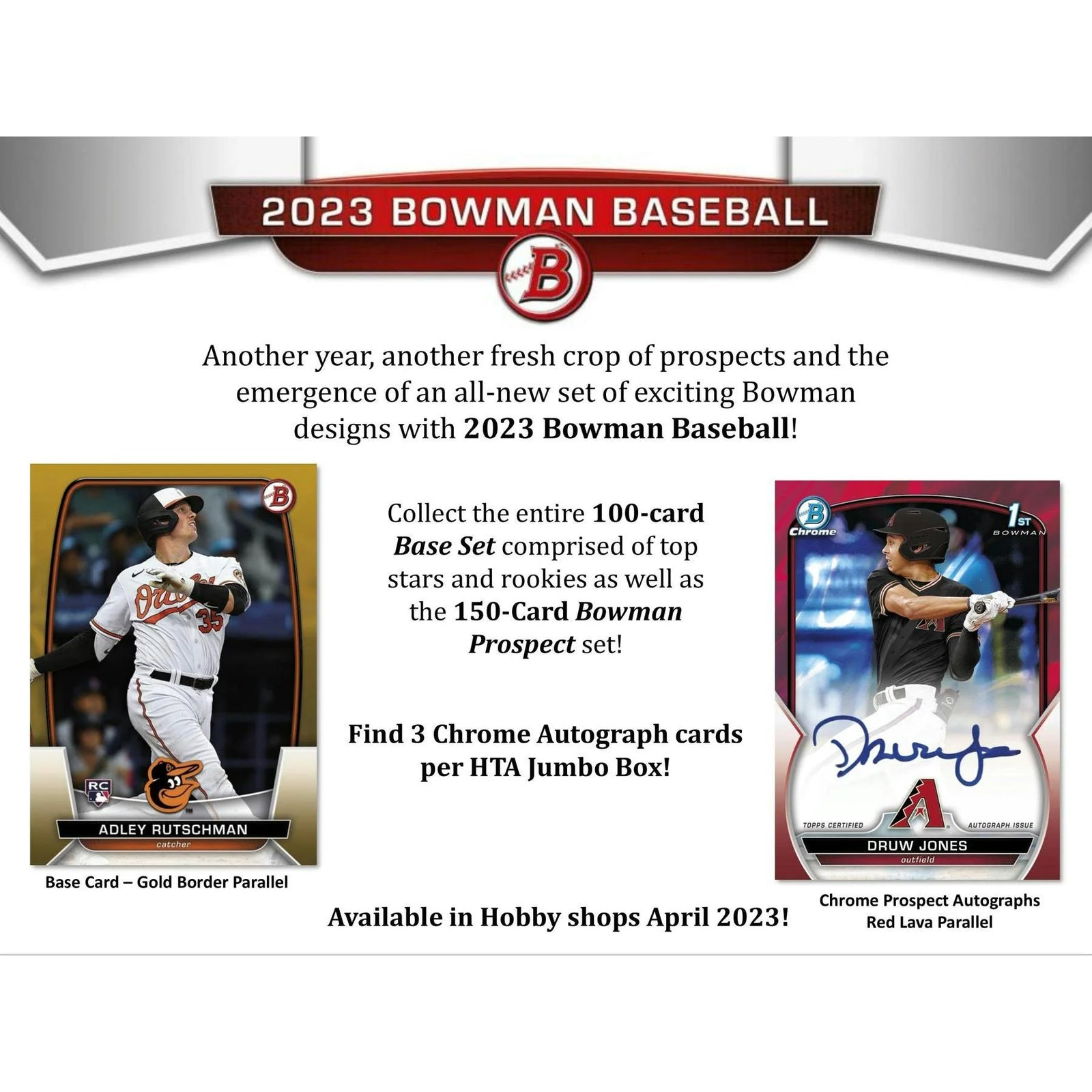 2023 Bowman Baseball Hobby Jumbo Box