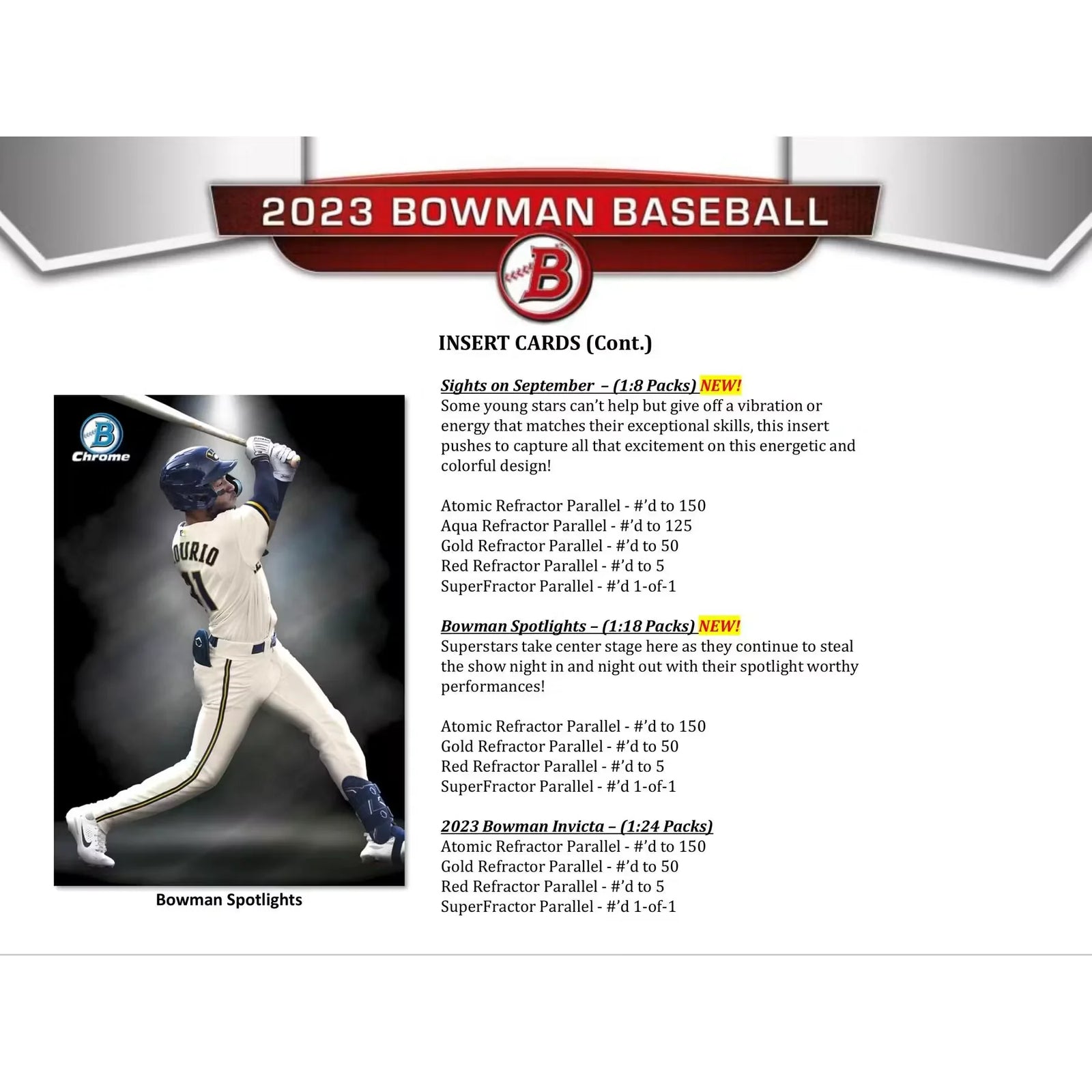 2023 Bowman Baseball Hobby Jumbo Box