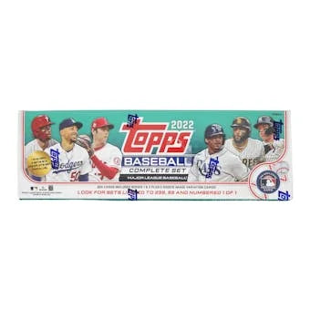 DRAFT - Just In 2022 Topps Factory Set Baseball Retail (Box) (Walmart)