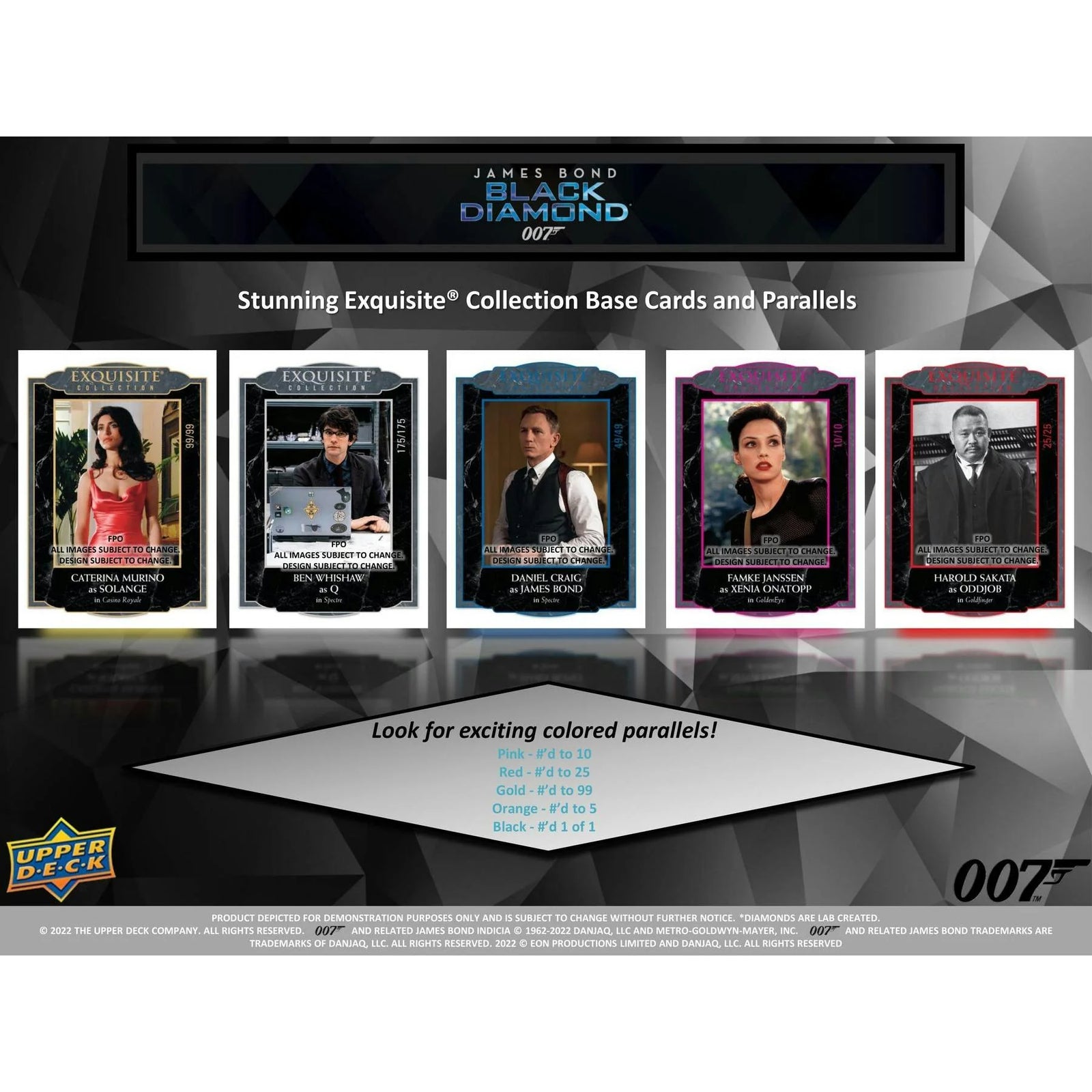 DRAFT - 2023 Upper Deck James Bond Black Diamond Trading Cards Hobby Box | dacardworld:BVLC0IKI1L