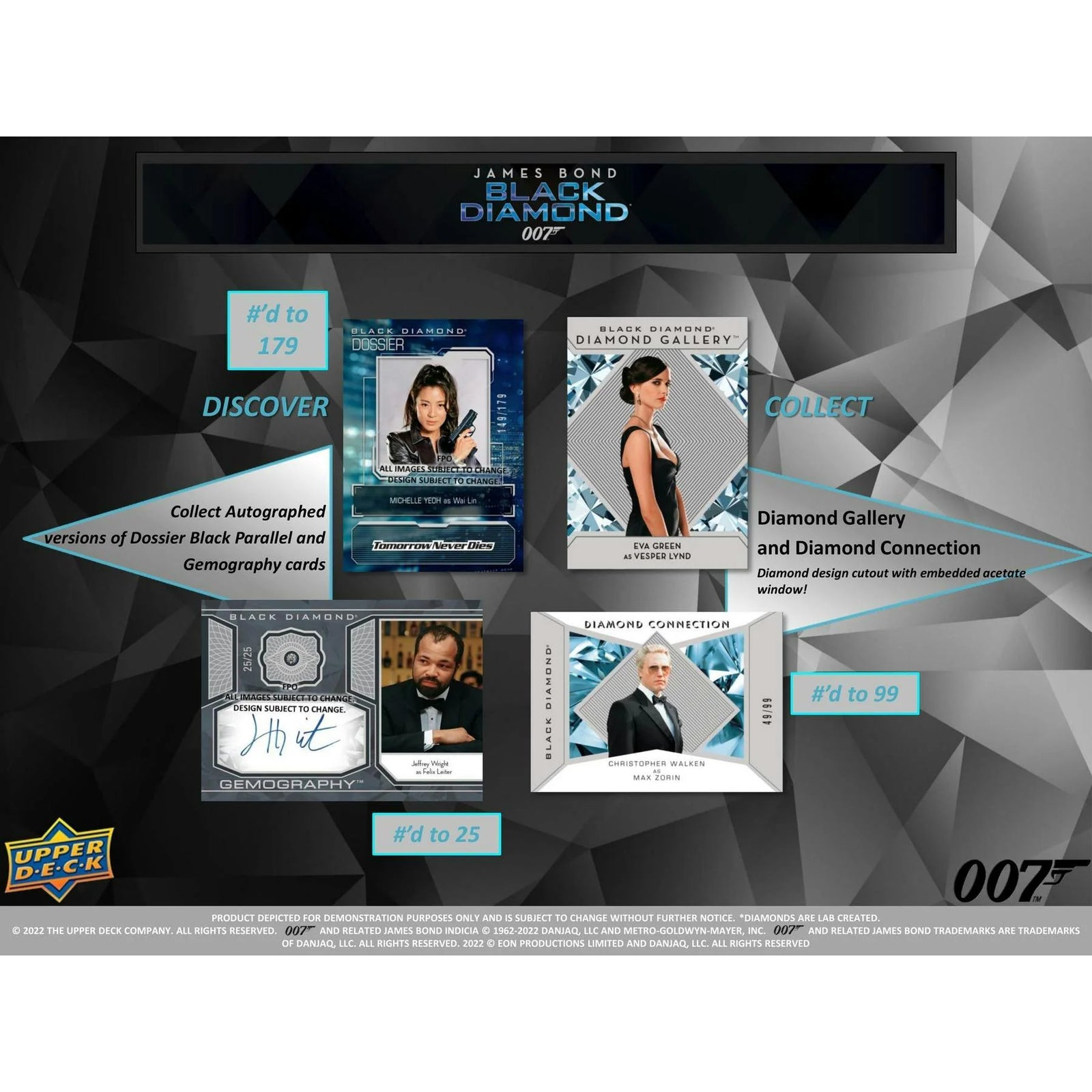 DRAFT - 2023 Upper Deck James Bond Black Diamond Trading Cards Hobby Box | dacardworld:BVLC0IKI1L
